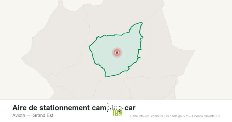 Aire de stationnement camping-car à Avioth
