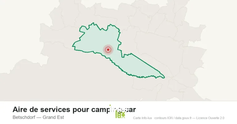 Aire de services pour camping-car à Betschdorf