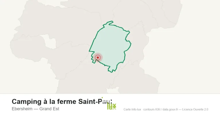 Camping à la ferme Saint-Paul à Ebersheim