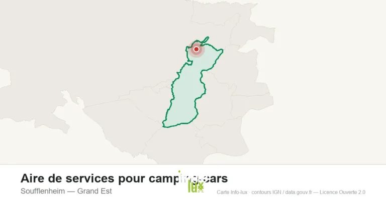 Aire de services pour camping-cars à Soufflenheim