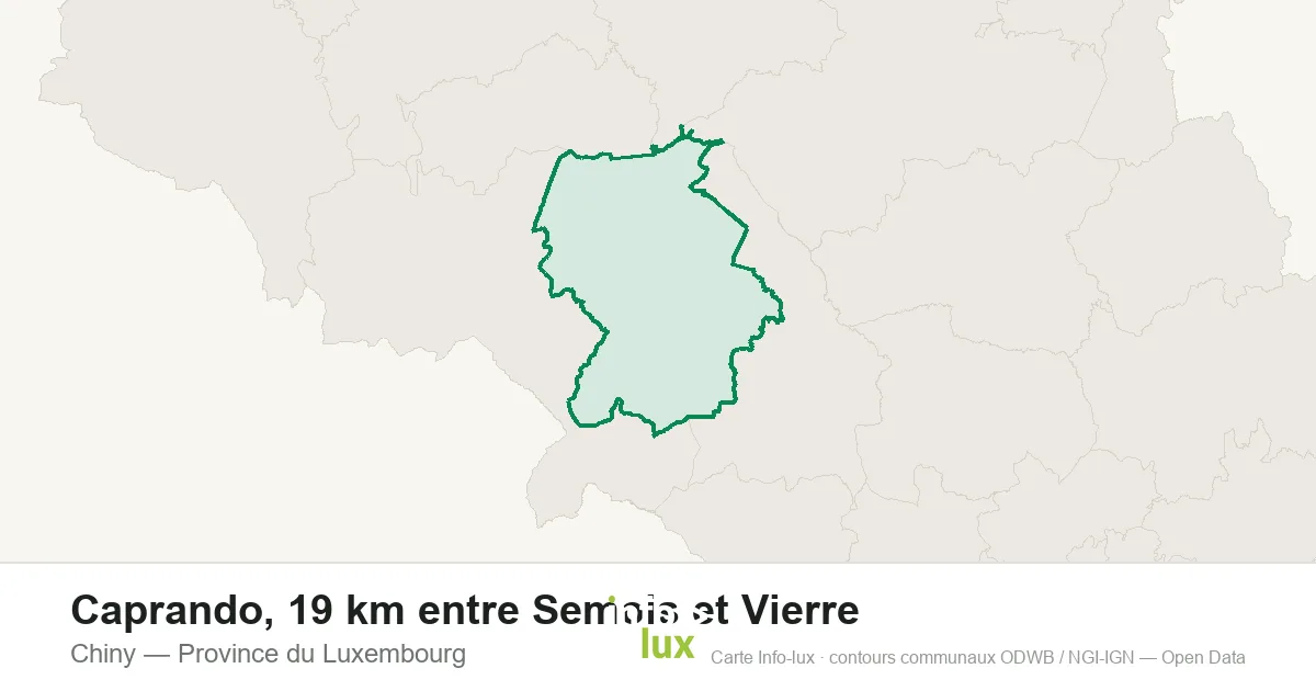 Suxy > Balade > Caprando, 19 km entre Semois et Vierre