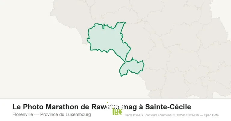 Carte de localisation : Florenville (Province du Luxembourg)
