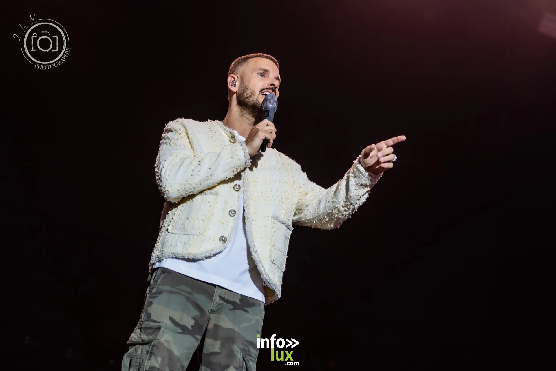 M. Pokora pendant son live report à Foire en Scène