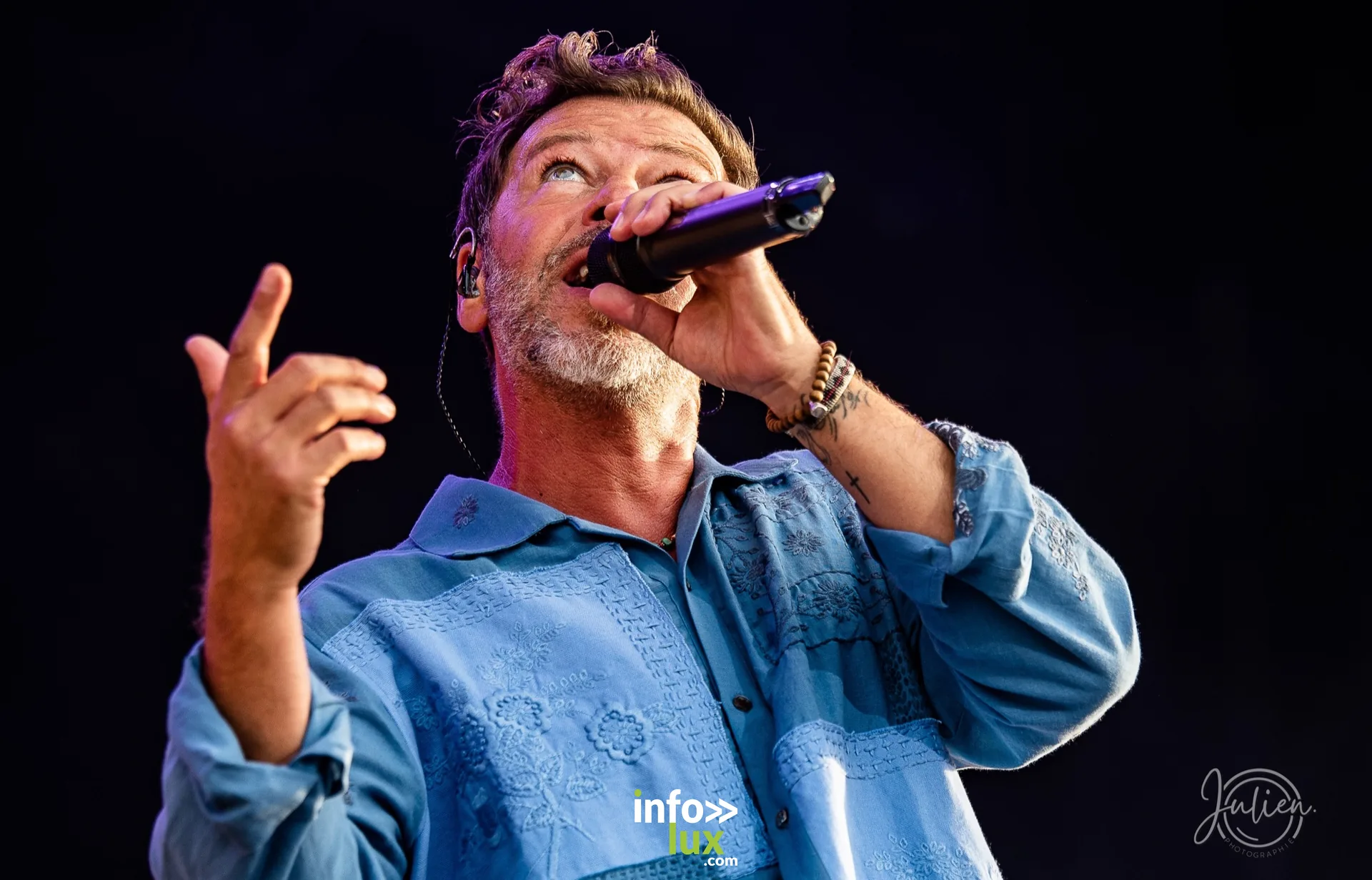 Christophe Maé en concert à Foire en Scène à Châlons-en-Champagne