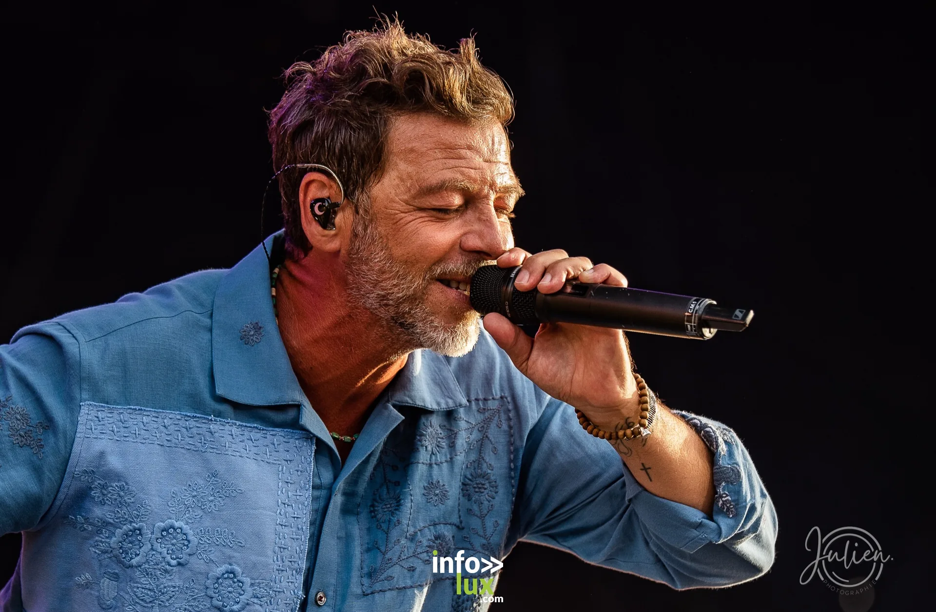 Christophe Maé en concert à Foire en Scène à Châlons-en-Champagne