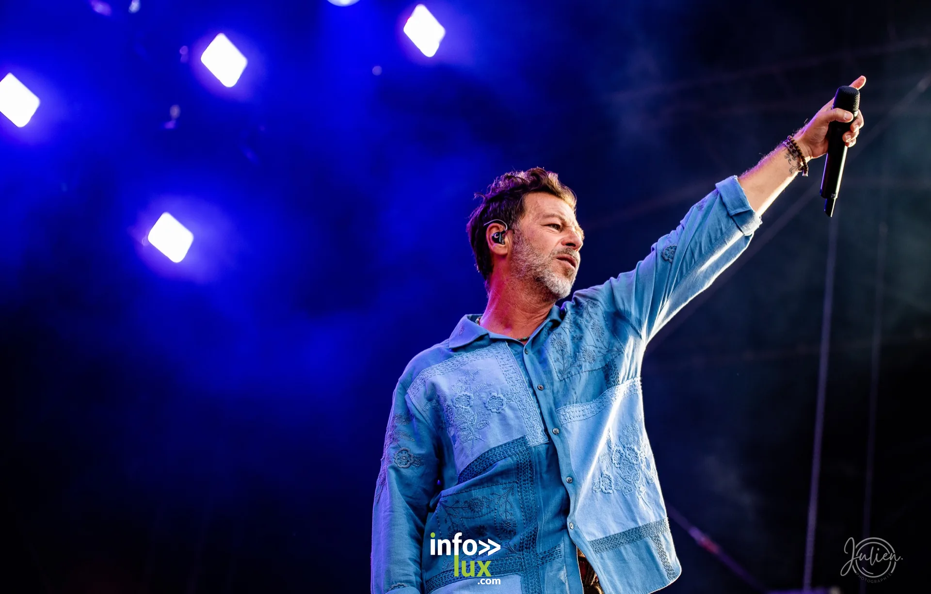 Christophe Maé en concert à Foire en Scène à Châlons-en-Champagne