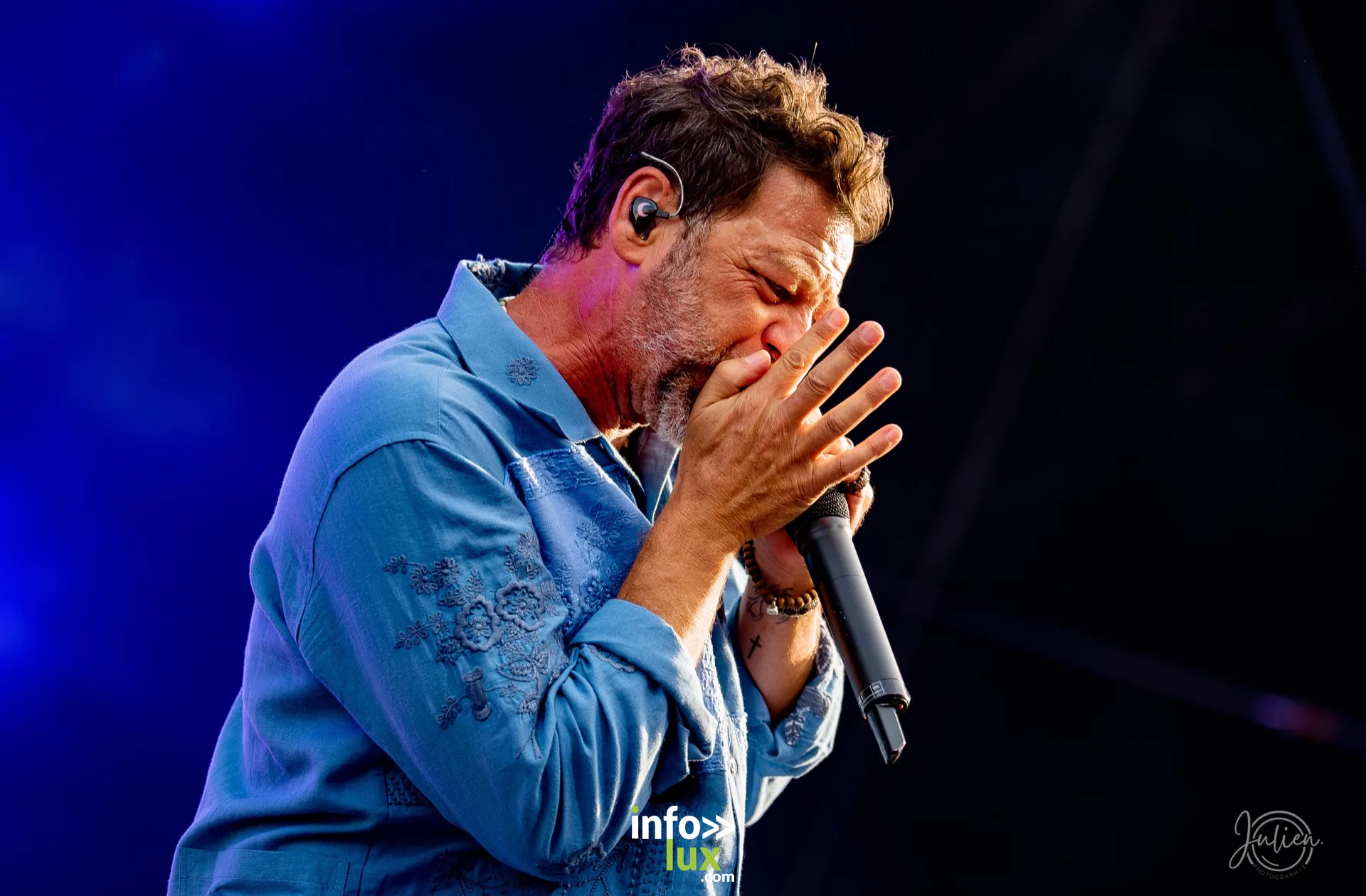 Christophe Maé en concert à Foire en Scène à Châlons-en-Champagne
