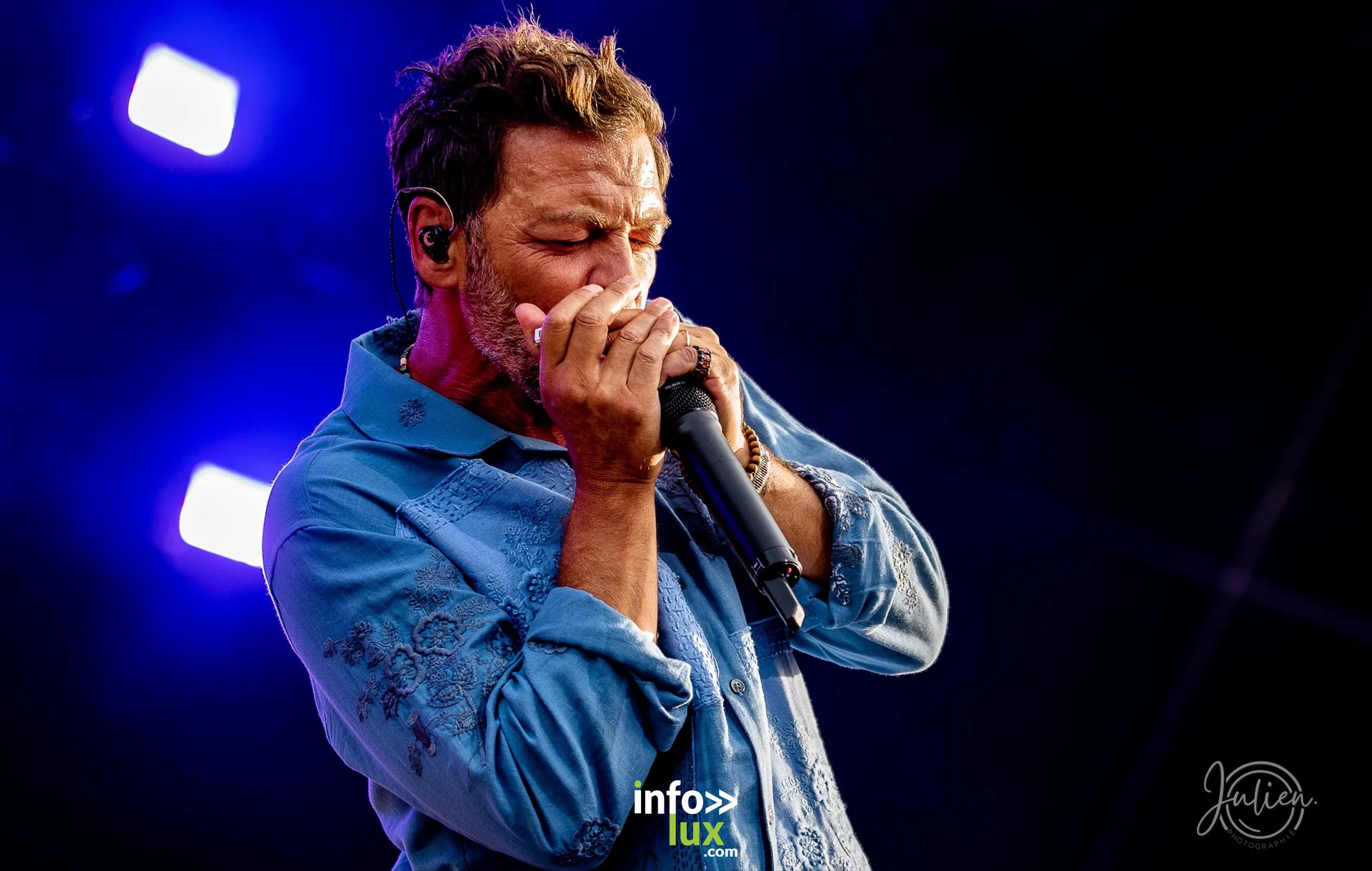 Christophe Maé en concert à Foire en Scène à Châlons-en-Champagne
