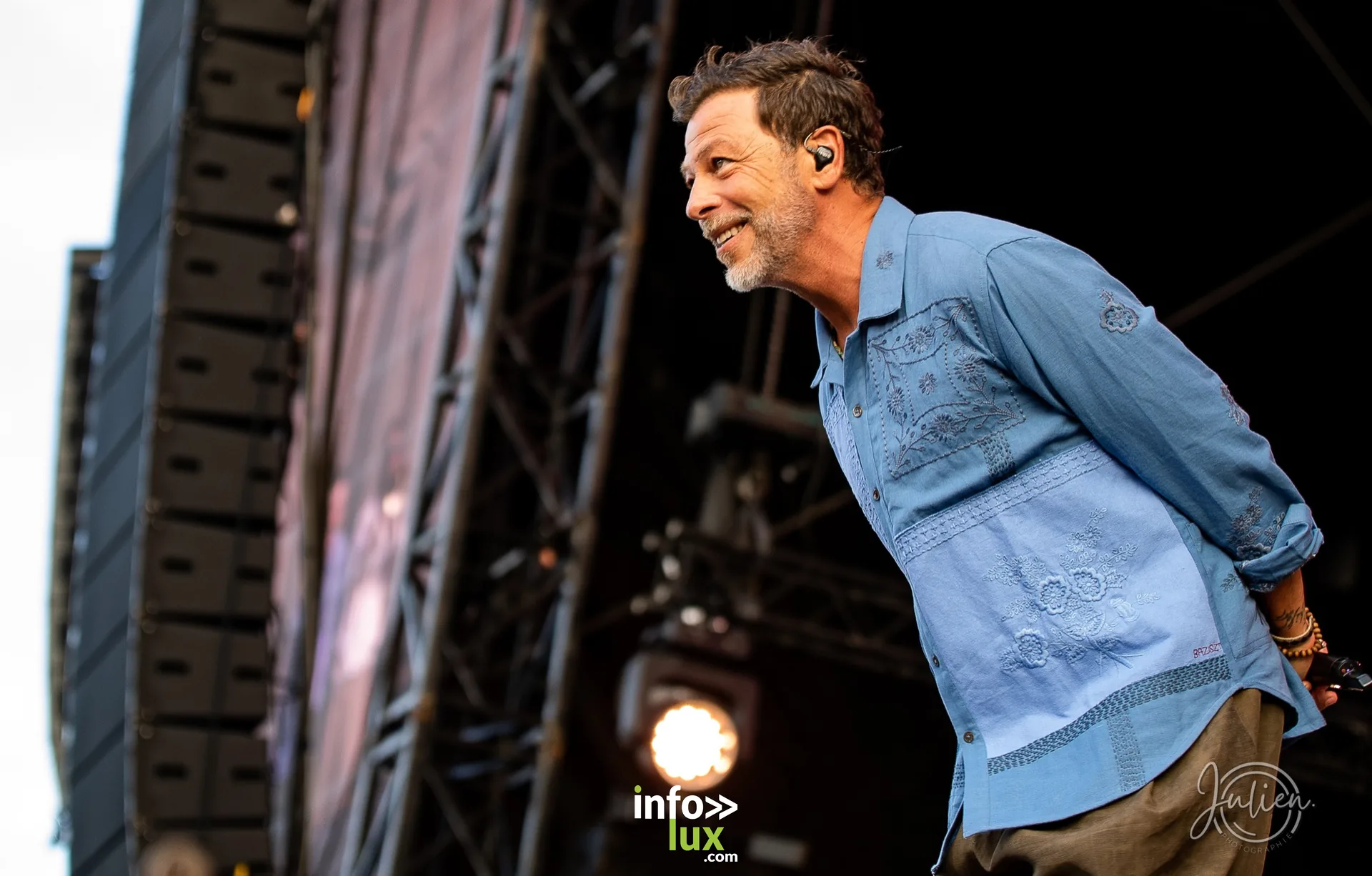 Christophe Maé en concert à Foire en Scène à Châlons-en-Champagne