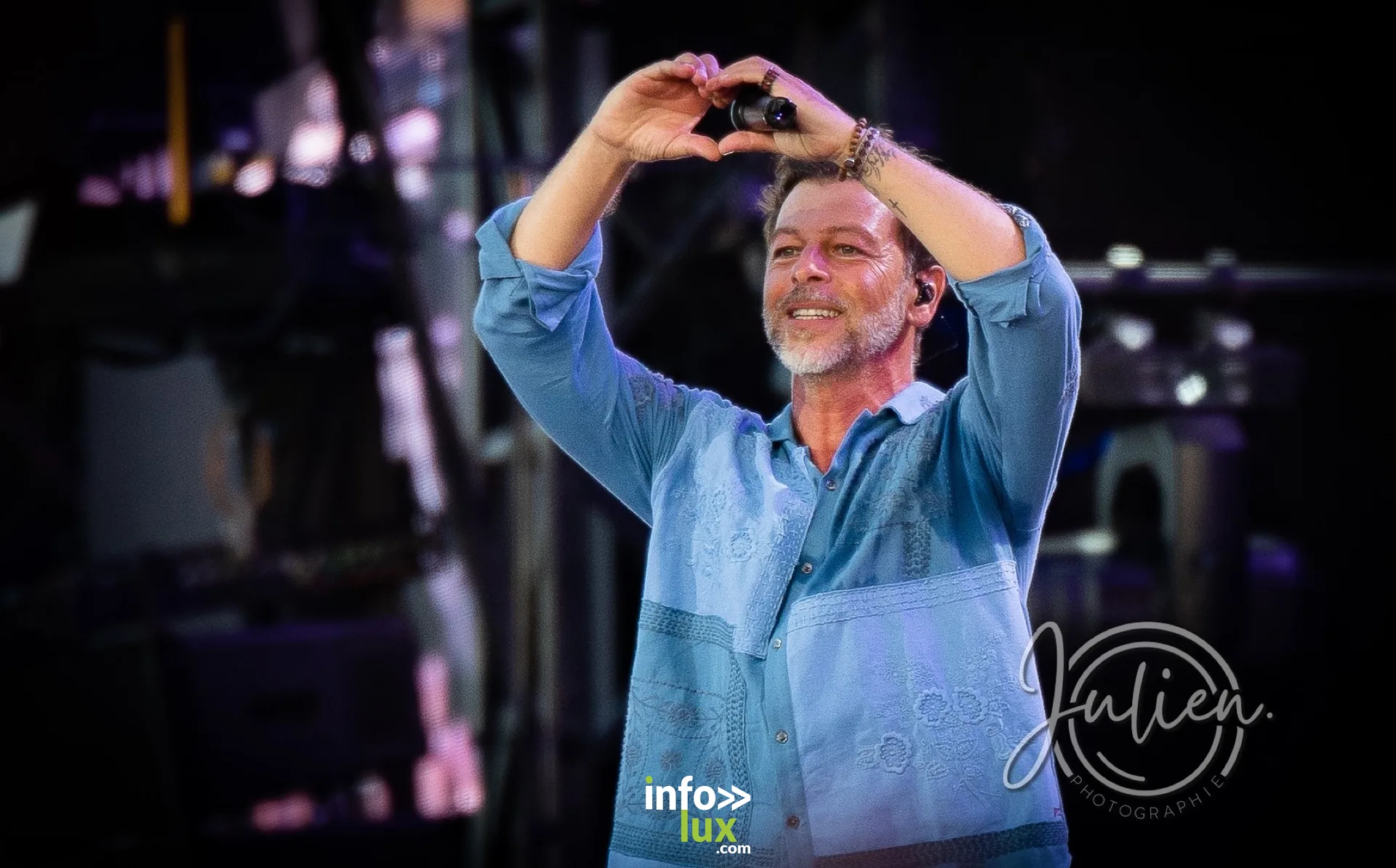 Christophe Maé en concert à Foire en Scène à Châlons-en-Champagne