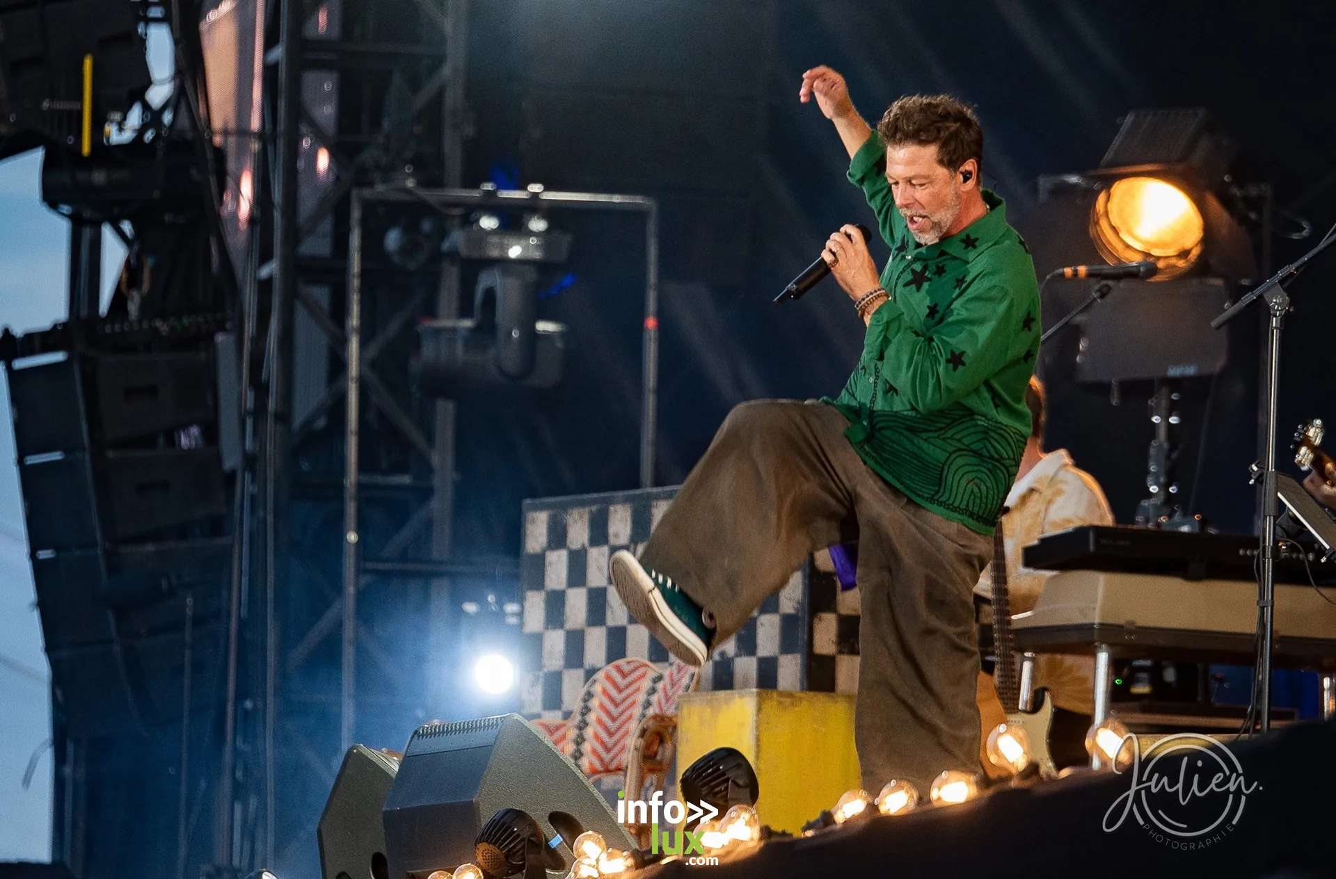 Christophe Maé en concert à Foire en Scène à Châlons-en-Champagne