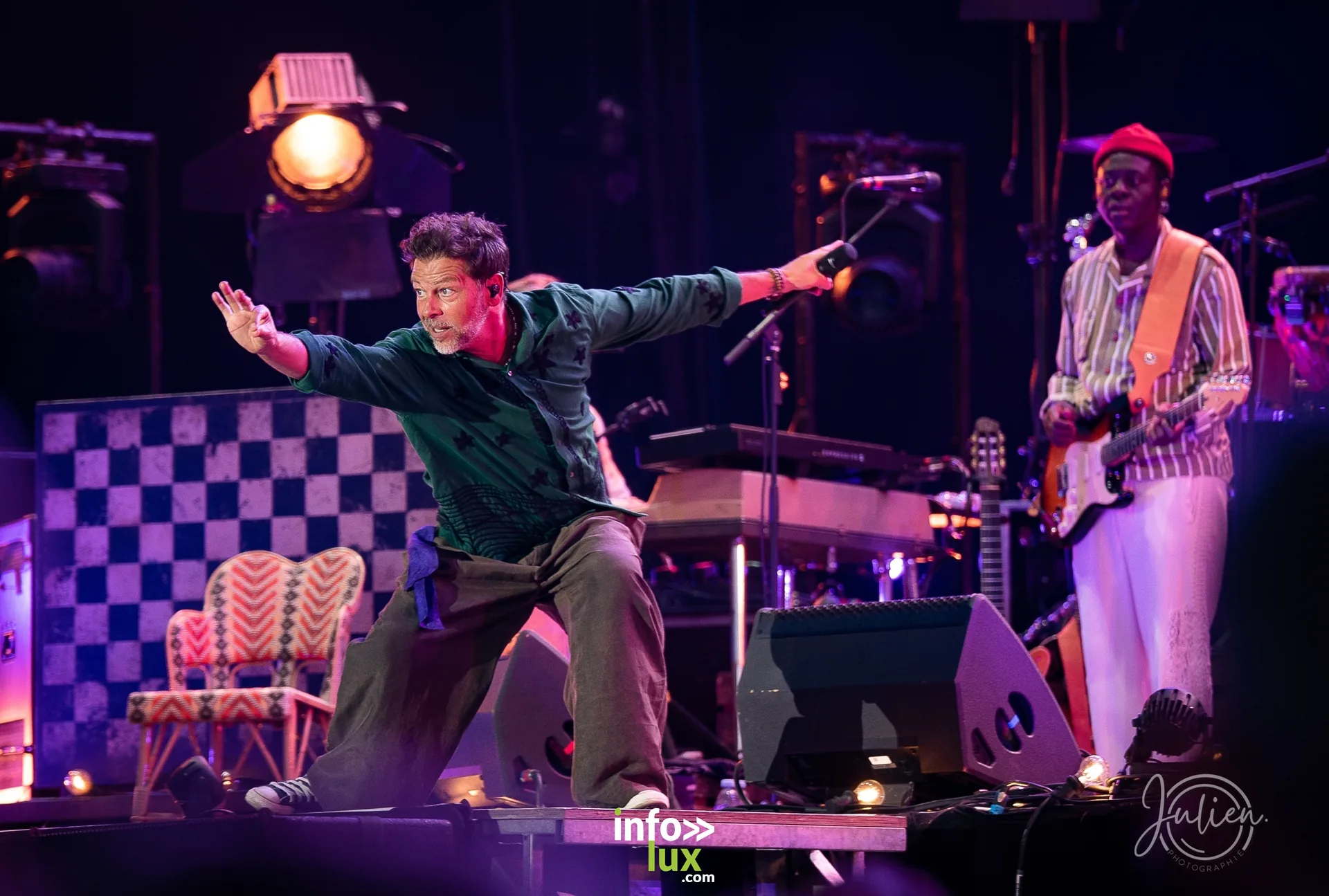 Christophe Maé en concert à Foire en Scène à Châlons-en-Champagne