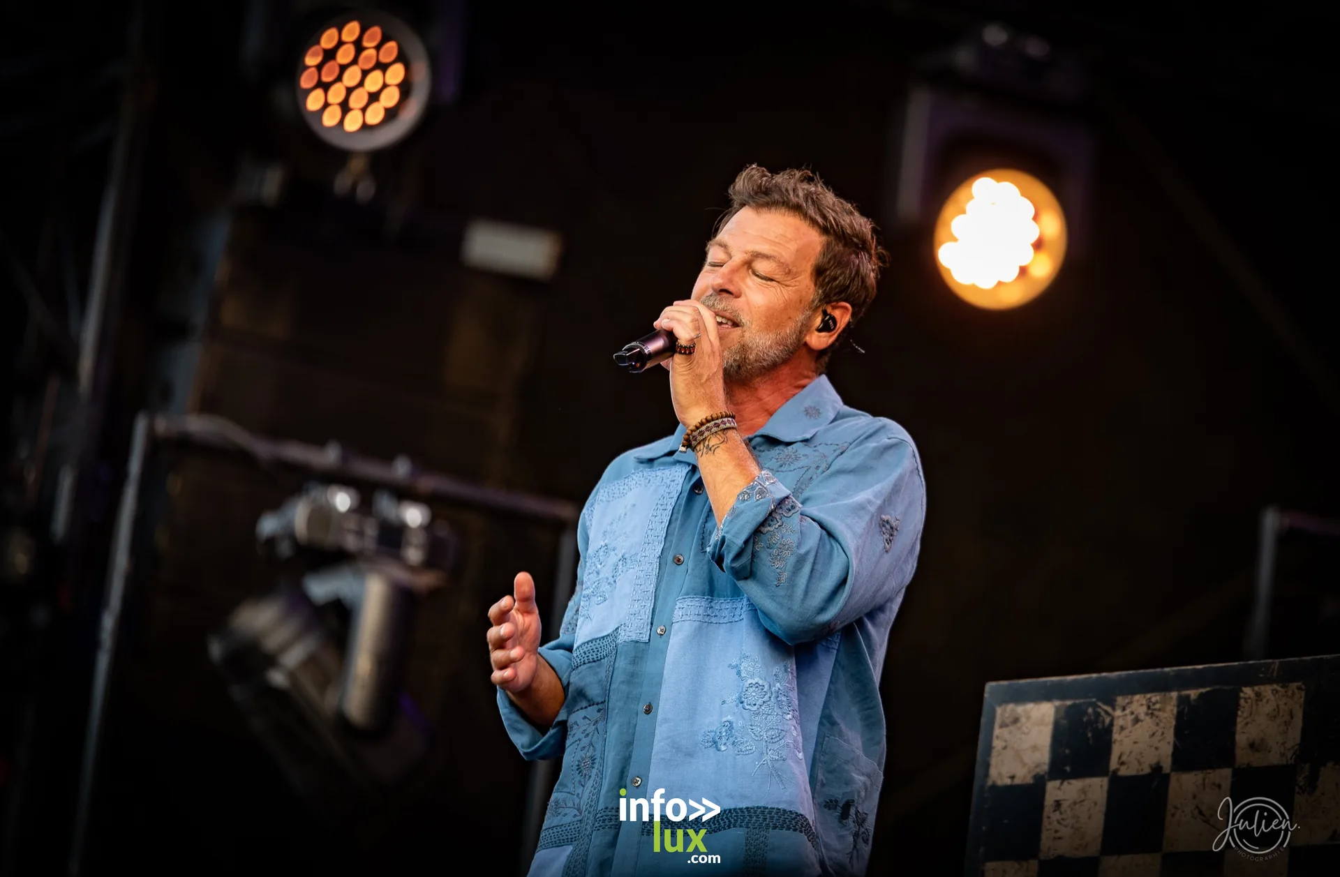 Christophe Maé en concert à Foire en Scène à Châlons-en-Champagne