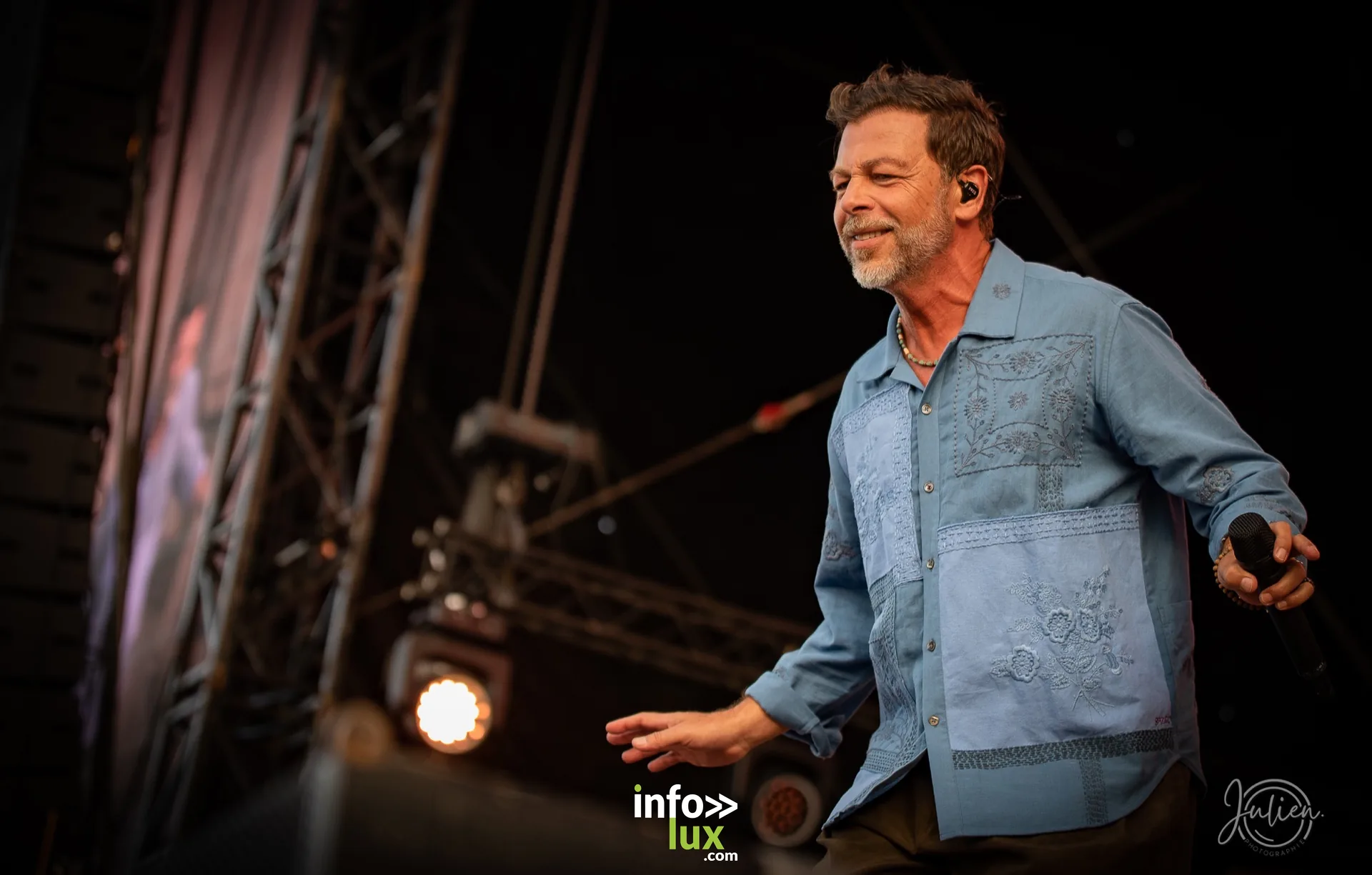 Christophe Maé en concert à Foire en Scène à Châlons-en-Champagne