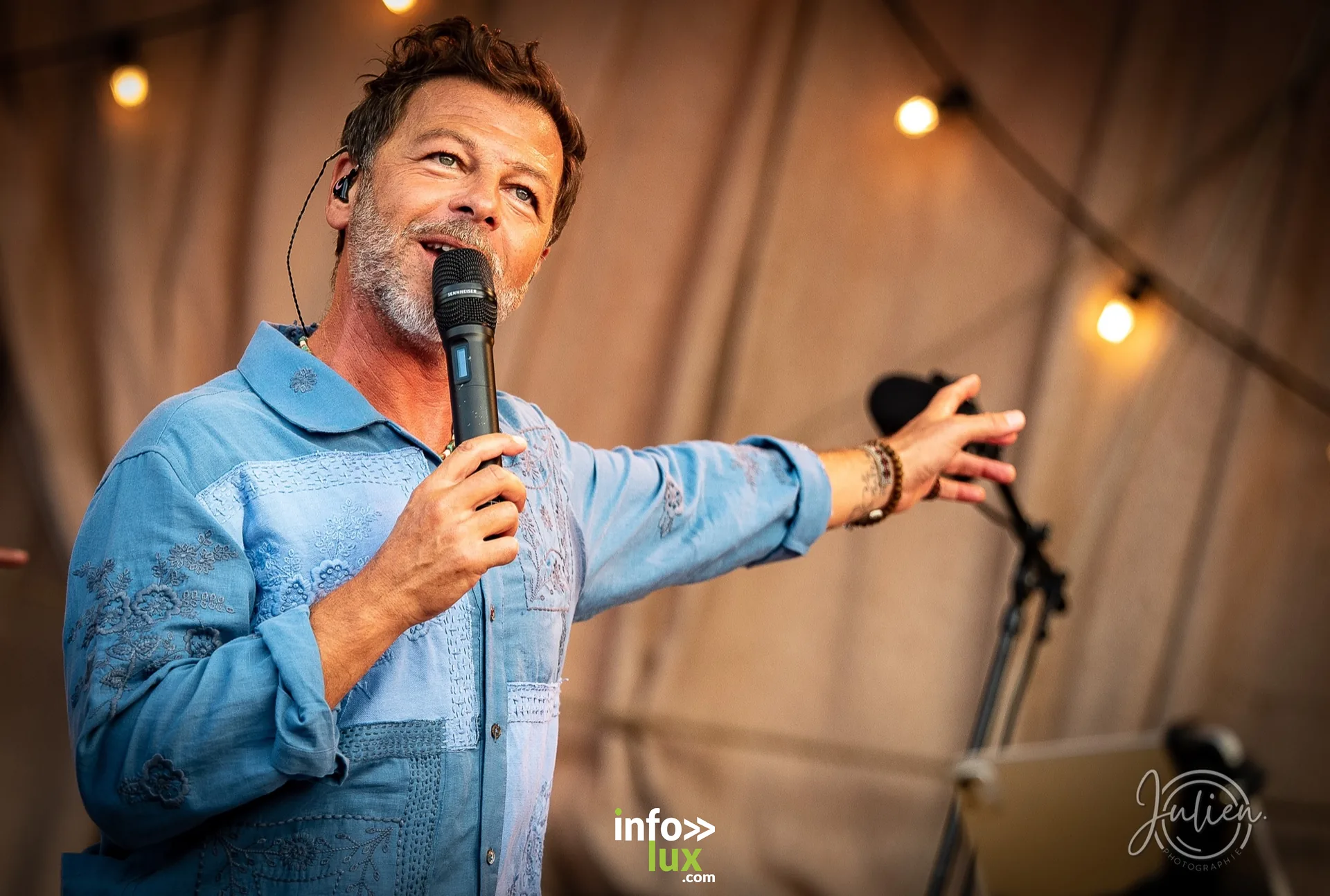 Christophe Maé en concert à Foire en Scène à Châlons-en-Champagne
