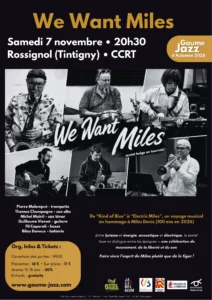 We Want Miles, les 100 ans de Miles Davis au Gaume Jazz d’Automne 2026 — Rossignol We Want Miles, les 100 ans de Miles Davis au Gaume Jazz d’Automne 2026 — Rossignol