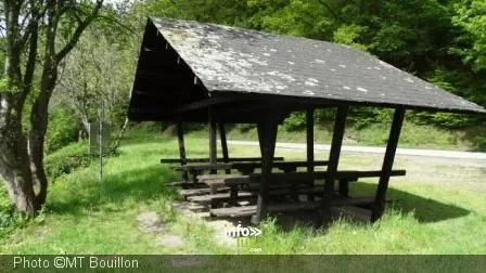 Aire de barbecue "La Noue de l'Aï" à Bouillon