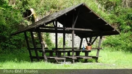 Aire de barbecue "La Roche aux Corbeaux" à Bouillon