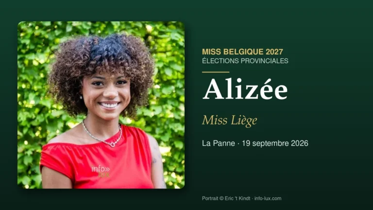 Alizée, élue Miss Liège 2027