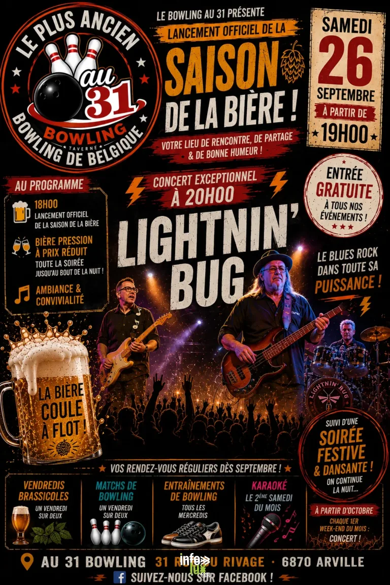Arville > Concert > concert lightin big et fête de la bière