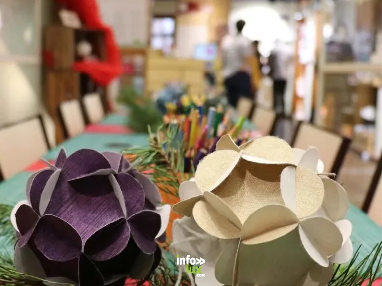 Val-de-Moder > Noël > Atelier de Noël : Fabrication d’une boule de Noël en papier (à partir de 9 ans)
