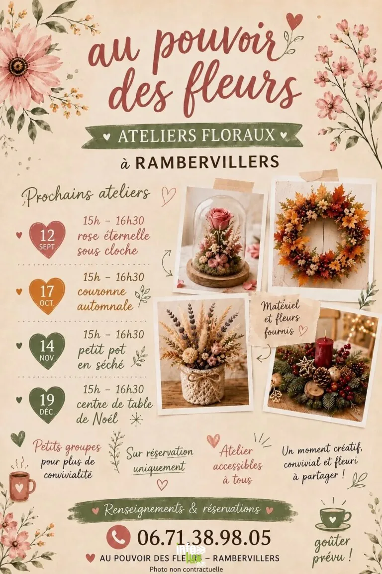 Rambervillers > Atelier > Ateliers Floraux