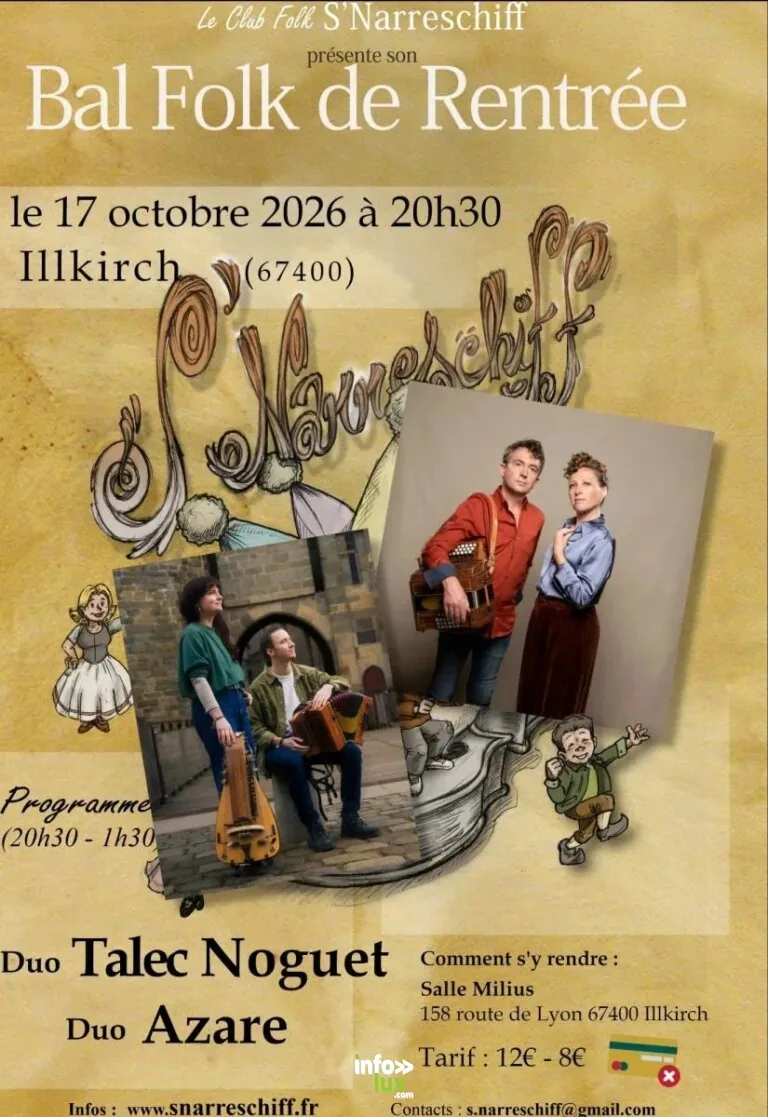 Illkirch-Graffenstaden > Concert > Bal Folk du S’Narreschiff