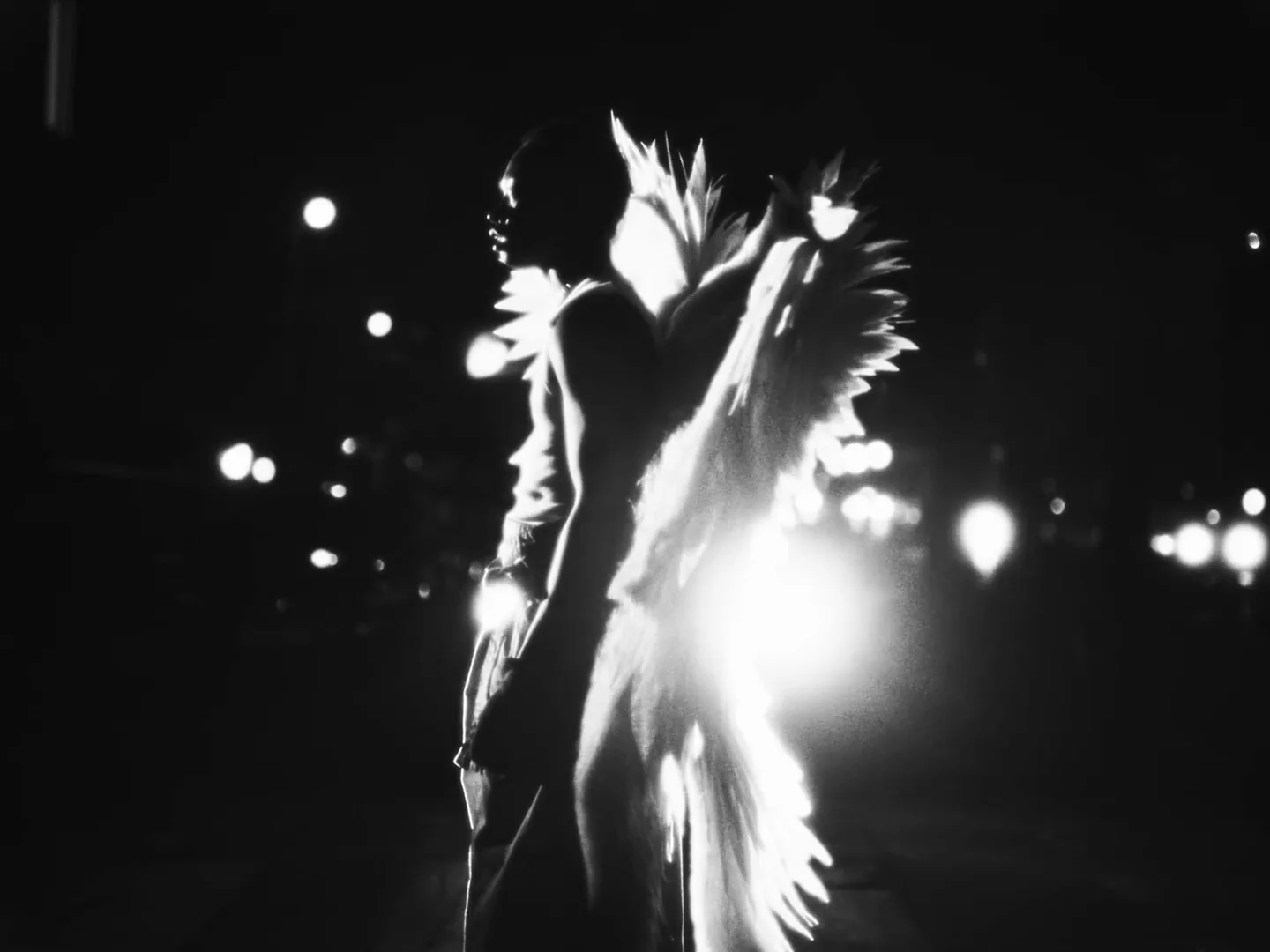 L'ange de nuit, dernier plan du clip Les Dieux et les Rois