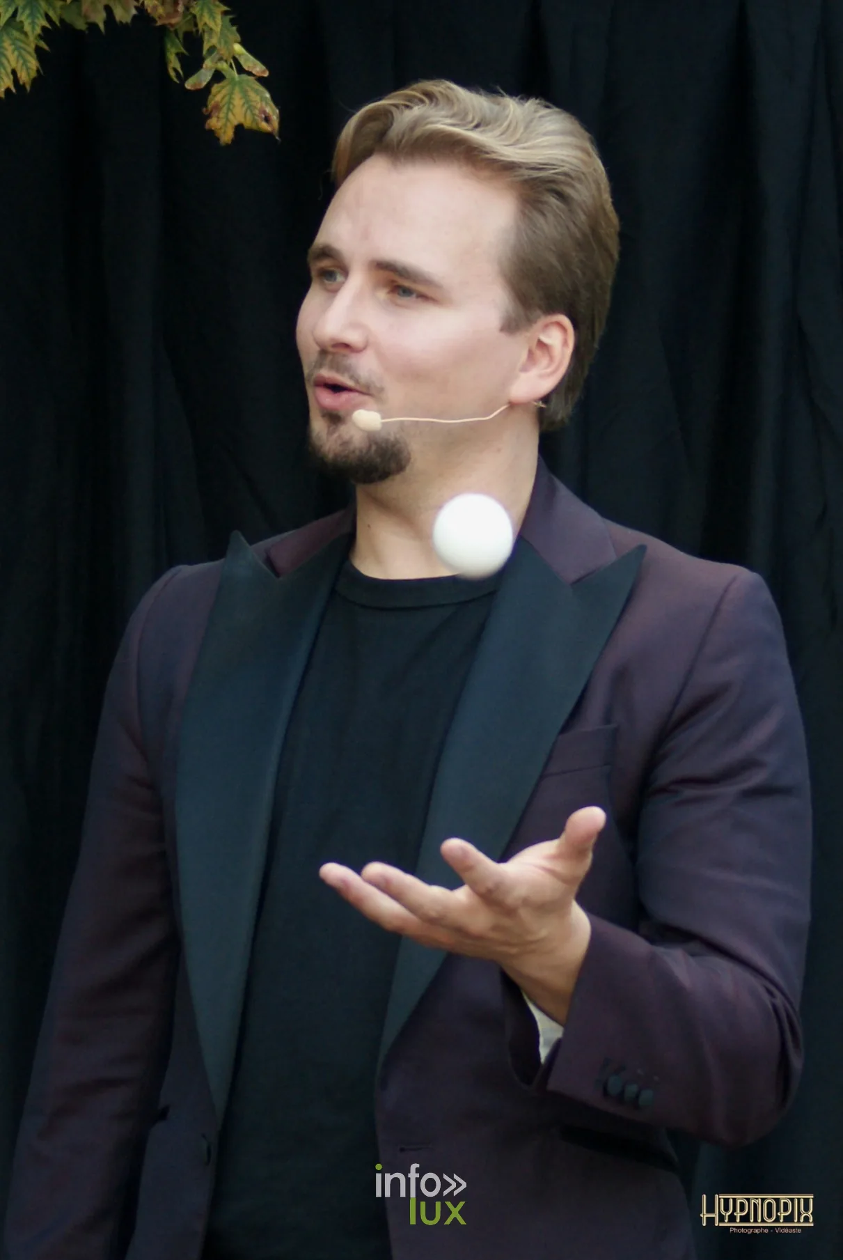 Le magicien Maxime Mandrake en spectacle place de la Cure à Braine-l’Alleud, samedi 5 septembre 2026
