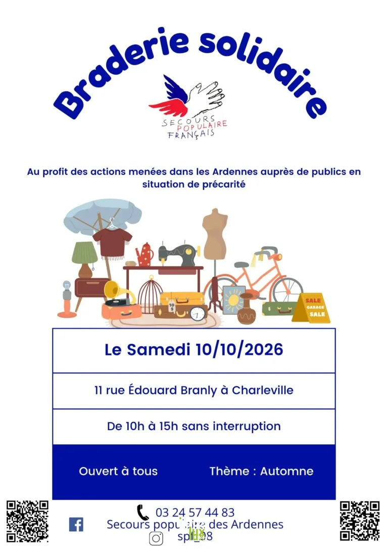 Charleville-Mézières > Sorties & Découvertes > Braderie solidaire sur le thème de l’automne