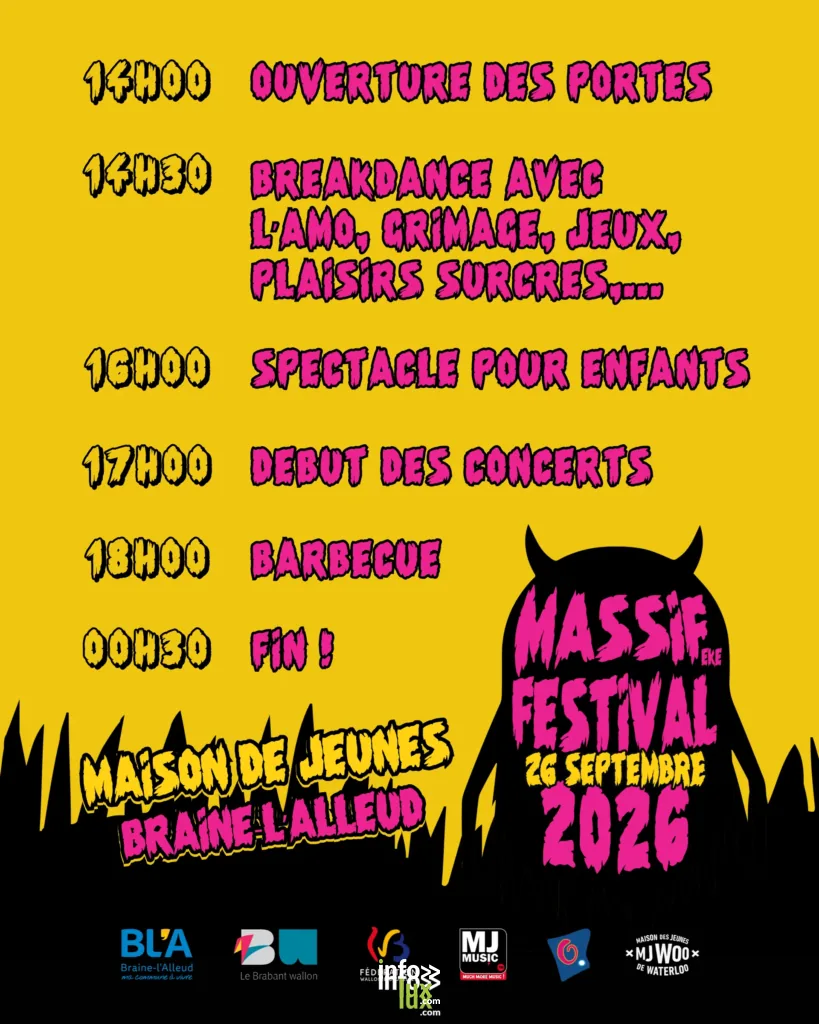 Braine-l'Alleud > Festival > Massif'eke festival - affiche