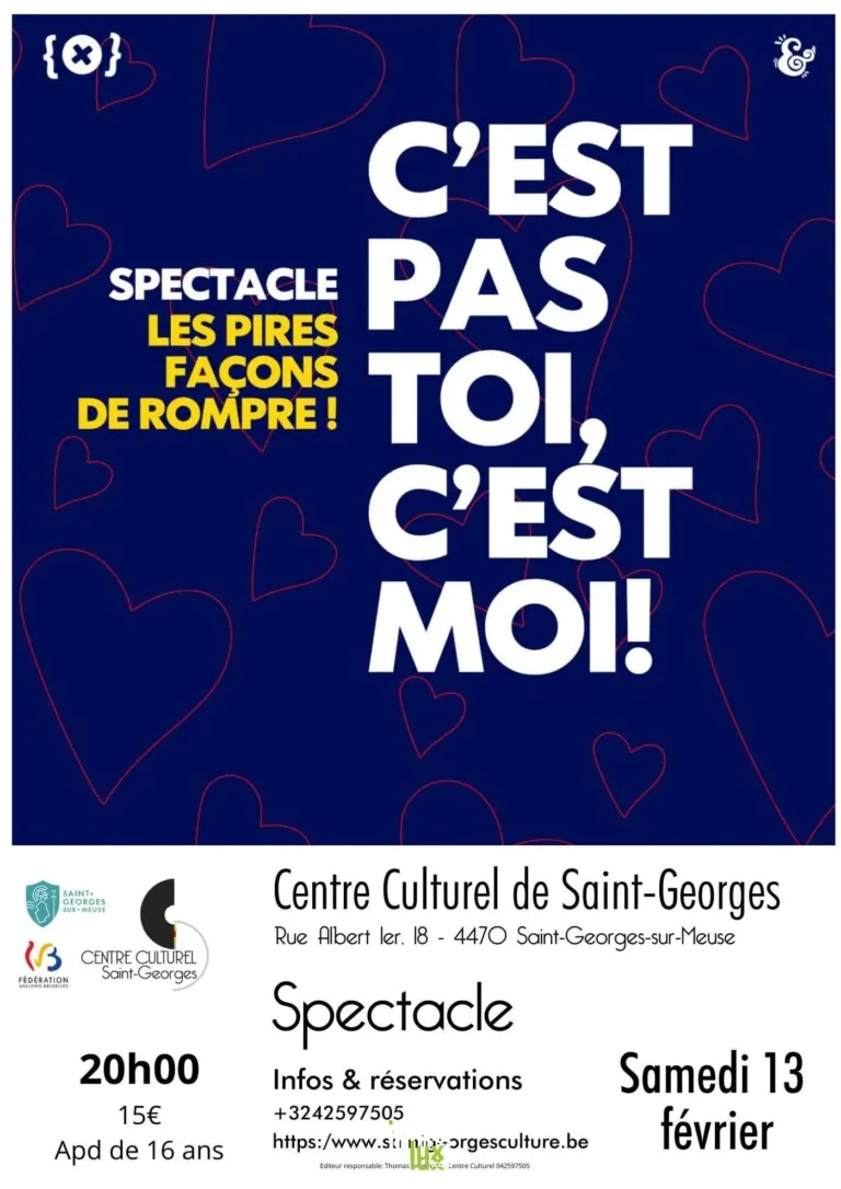 Saint-Georges-sur-Meuse > Spectacle > C’est pas toi, c’est moi