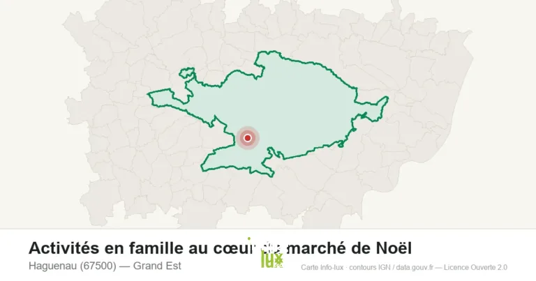 Carte : Activités en famille au cœur du marché de Noël à Haguenau