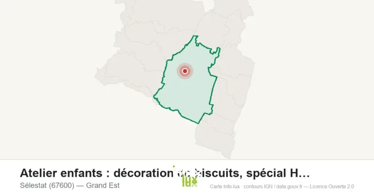 Carte : Atelier enfants : décoration de biscuits, spécial à Sélestat