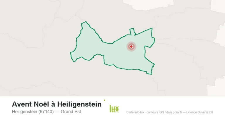 Carte : Avent Noël à Heiligenstein à Heiligenstein