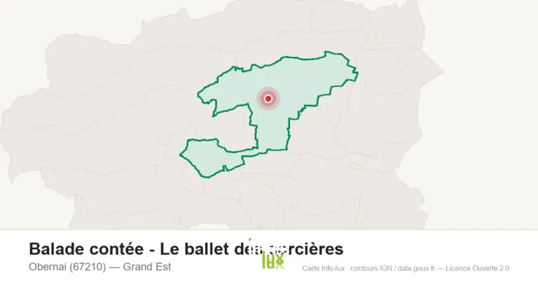 Carte : Balade contée - Le ballet des sorcières à Obernai