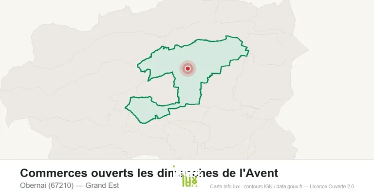Obernai > Noël > Commerces ouverts les dimanches de l’Avent