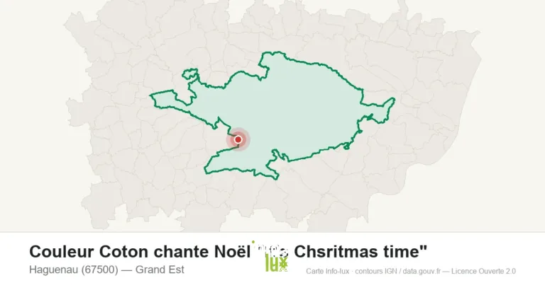 Haguenau > Noël > Couleur Coton chante Noël It’s Chsritmas time