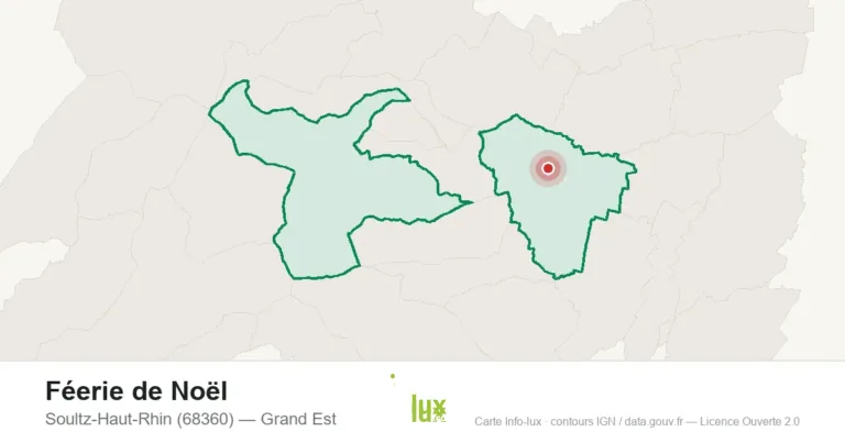 Carte : Féerie de Noël à Soultz-Haut-Rhin