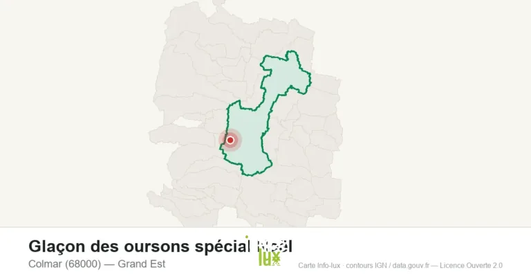 Colmar > Noël > Glaçon des oursons spécial Noël