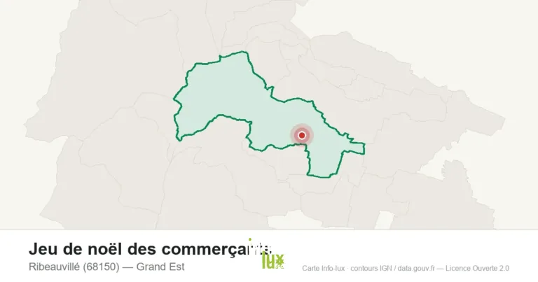 Ribeauvillé > Noël > Jeu de noël des commerçants