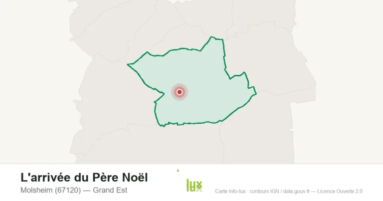 Molsheim > Saint-Nicolas > L’arrivée du Père Noël