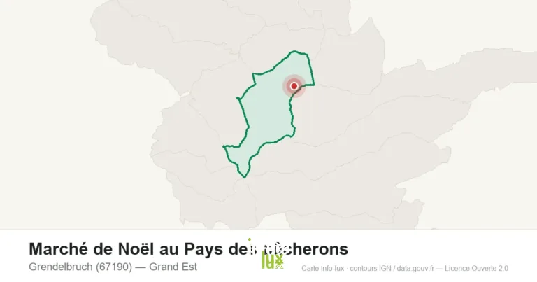 Carte : Marché de Noël au Pays des bûcherons à Grendelbruch