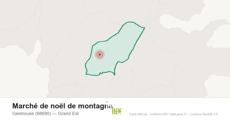Carte : Marché de noël de montagne à Geishouse