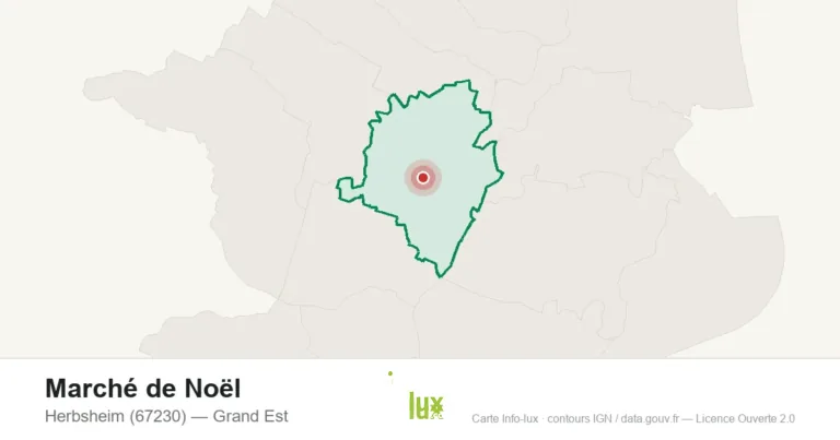 Carte : Marché de Noël à Herbsheim