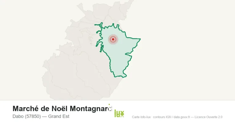 Carte : Marché de Noël Montagnard à Dabo
