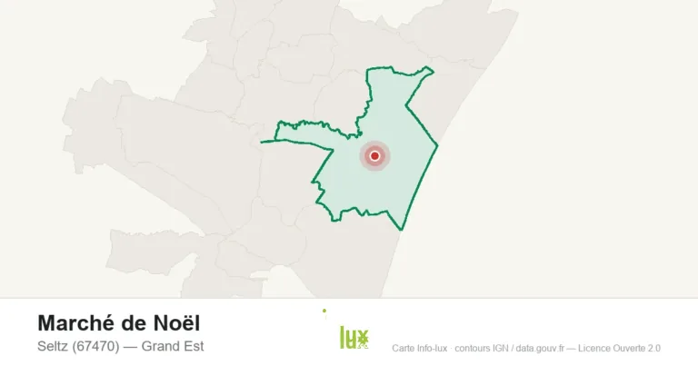 Carte : Marché de Noël à Seltz