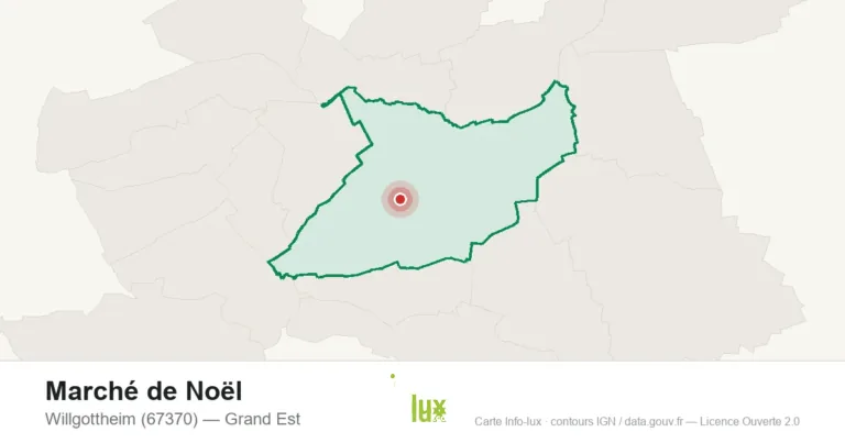 Carte : Marché de Noël à Willgottheim
