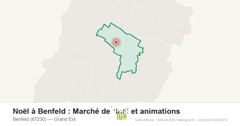 Benfeld > Marché de Noël > Noël à Benfeld : Marché de Noël et animations