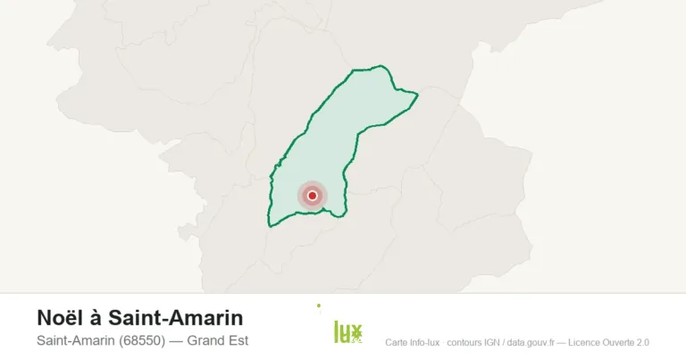 Carte : Noël à Saint-Amarin à Saint-Amarin